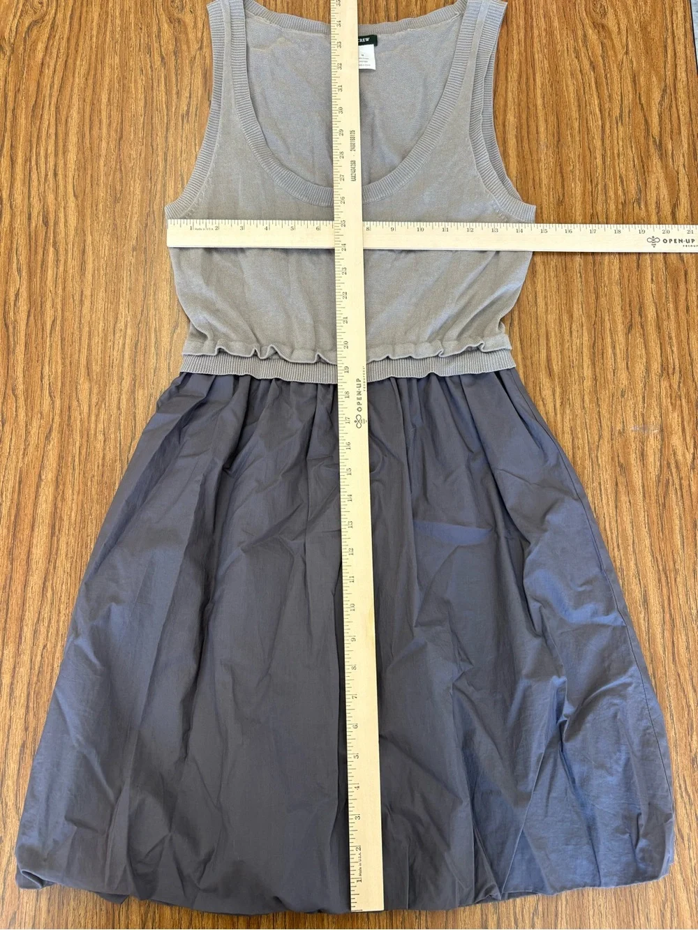 J. Crew Gray Knit Top Dress